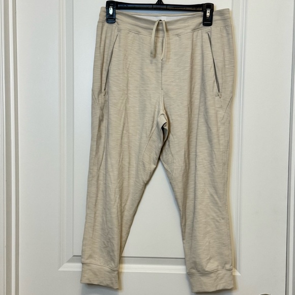 Lululemon Athletica Cream Sweatpants Relaxed Fit - Picture 2 of 4